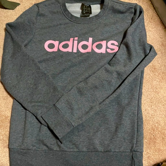 Adidas pink & grey sweatshirt - Picture 1 of 1